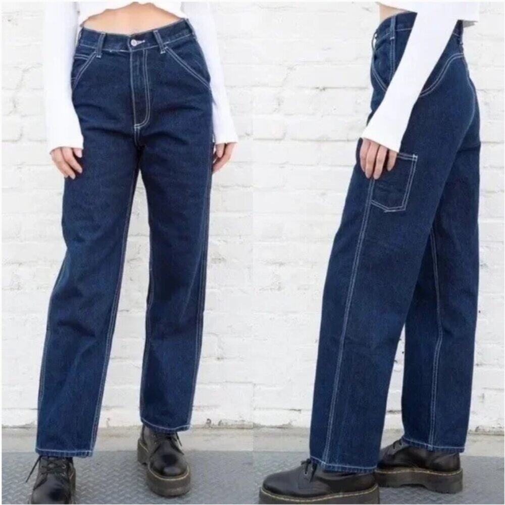 Brandy Melville John Galt Talia Dark Wash Carpenter Jeans